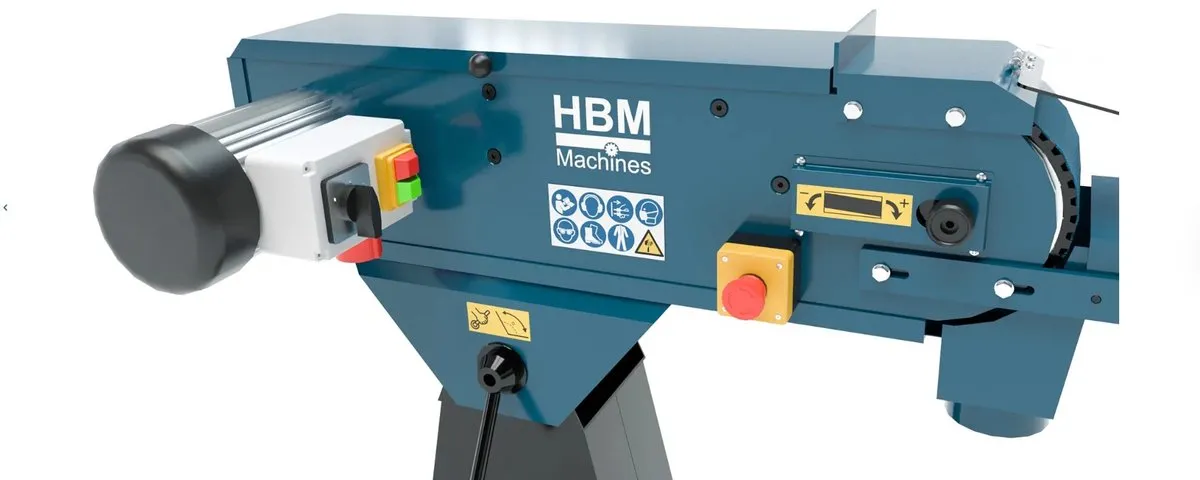 HBM Metaal Bandschuurmachine H132874 150x2000mm - 3000W