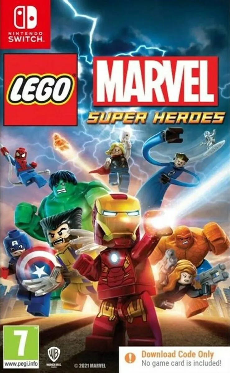 Nintendo Games Switch Lego Marvel Super Heroes Code In Box Veelkleurig PAL