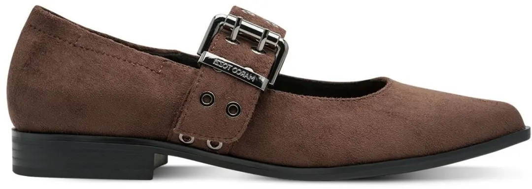 Marco Tozzi 2-22157-47 Ballerina - Bruin - afbeelding 5 van 6