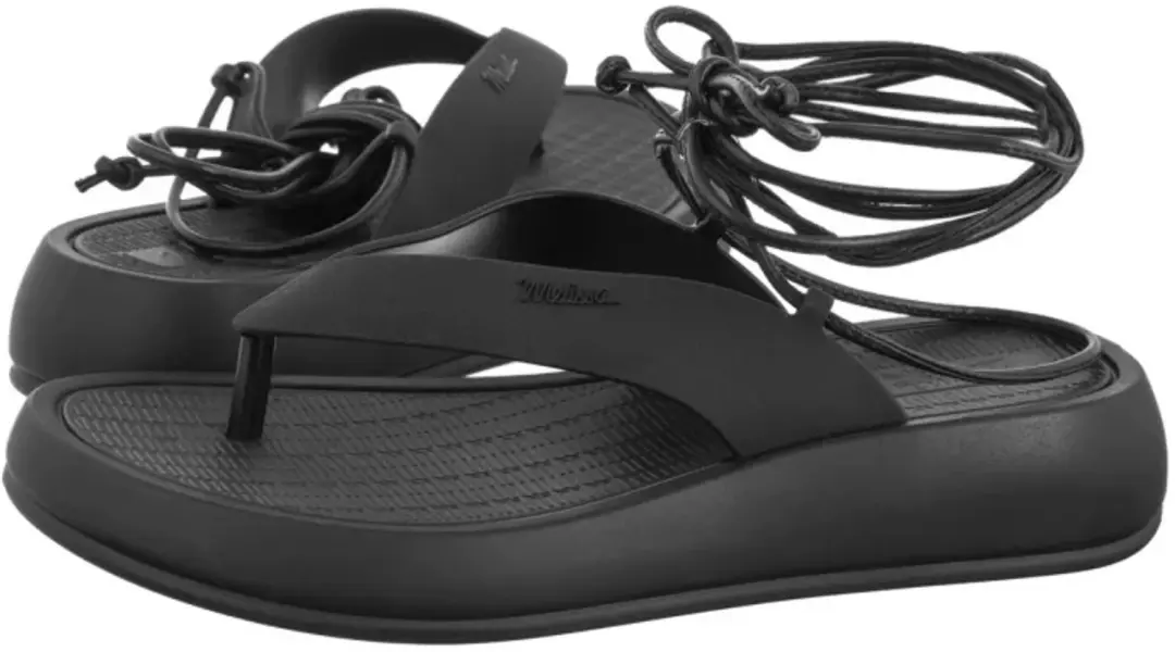 Melissa Sun Resort Dames Slippers Zwart