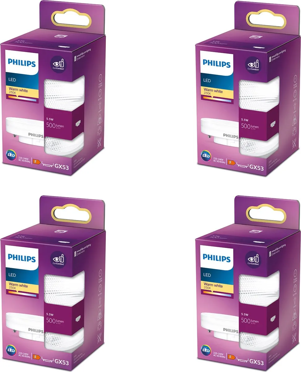 Philips LED GX53 Spotlamp 5.5W Warmwit