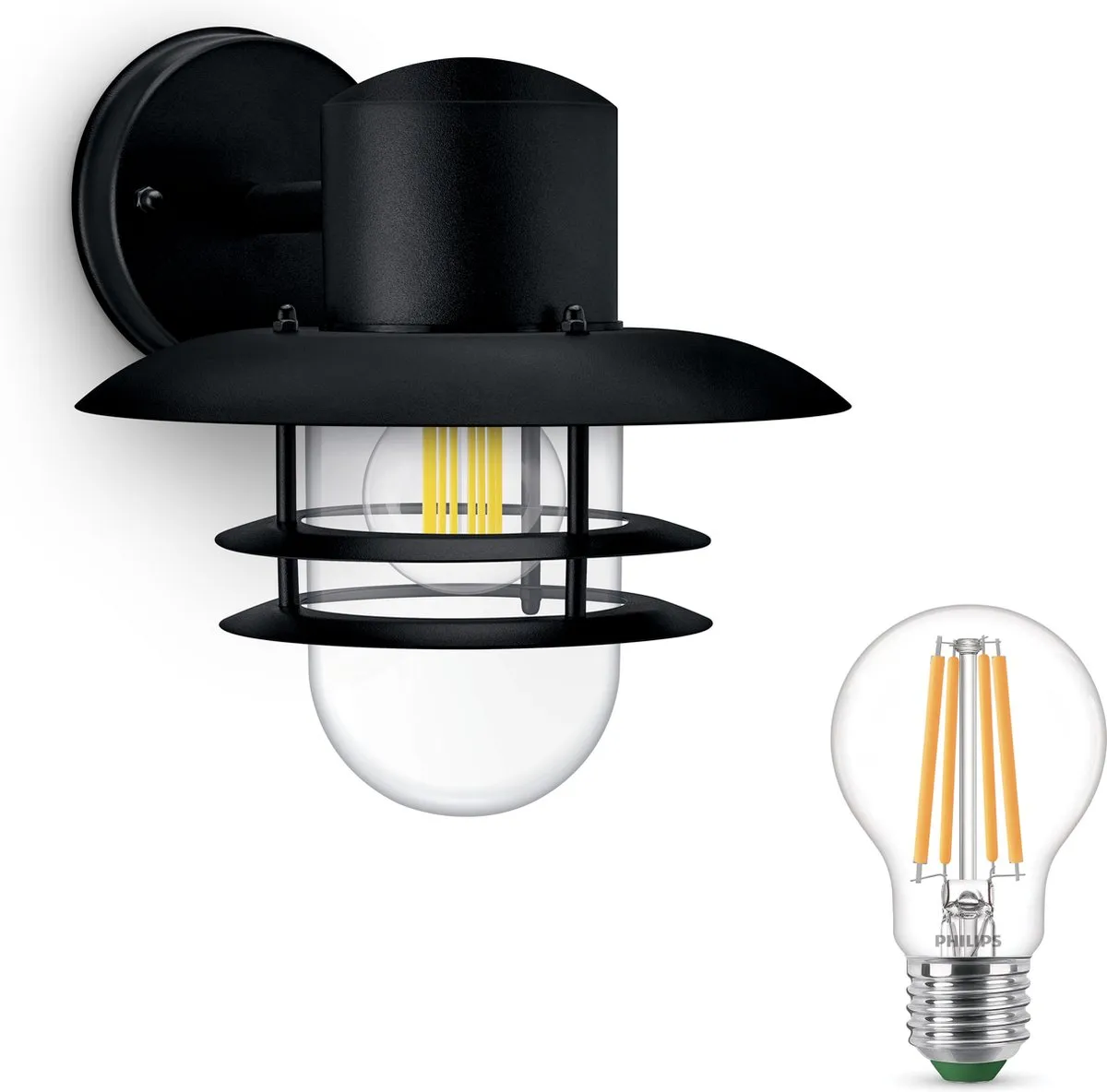 Philips Inyma Wandlamp Buiten E27 Warmwit