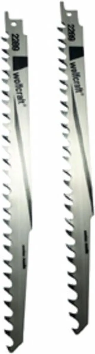 Wolfcraft Reciprozaagblad Sabelzaag CV 2289000 - 2 Stuks