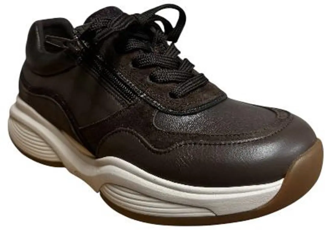Dames Veterschoenen Xsensible Swx11 Darkbrown Combi Hx Donkerbruin - Maat 38.5 - afbeelding 2 van 6
