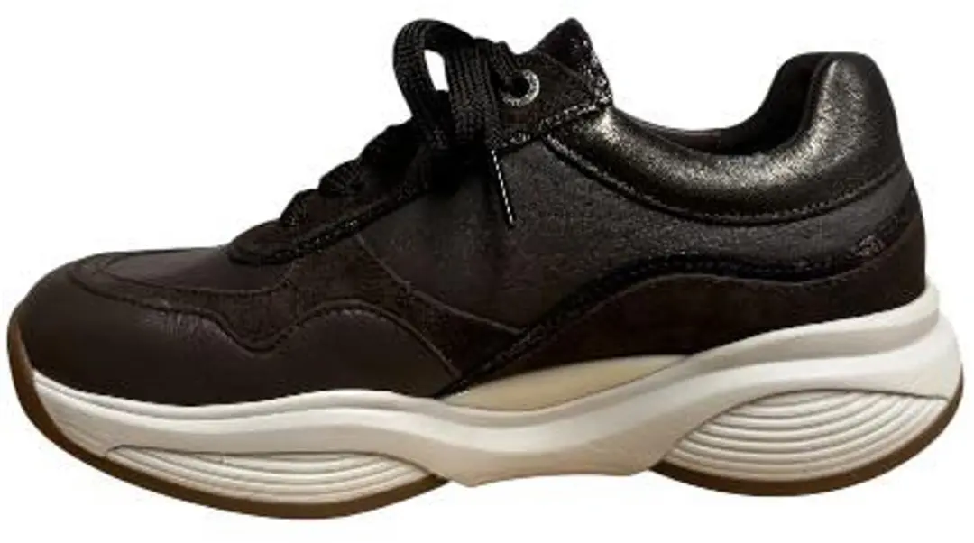 Dames Veterschoenen Xsensible Swx11 Darkbrown Combi Hx Donkerbruin - Maat 38.5 - afbeelding 3 van 6