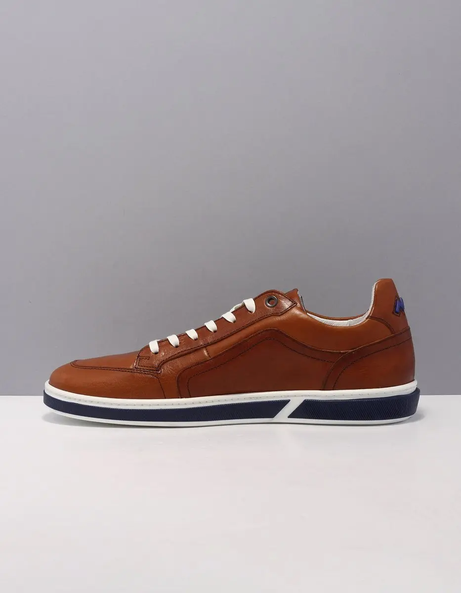 Floris van Bommel Terri 07.00 Sneakers Cognac - afbeelding 6 van 6