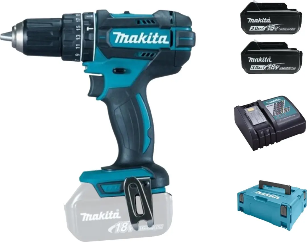 Makita DHP482RFWJ Klopboormachine 18V