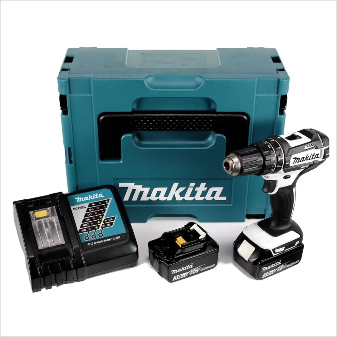 Makita DHP482RFWJ Klopboormachine 18V - 2x 3.0Ah - afbeelding 6 van 6