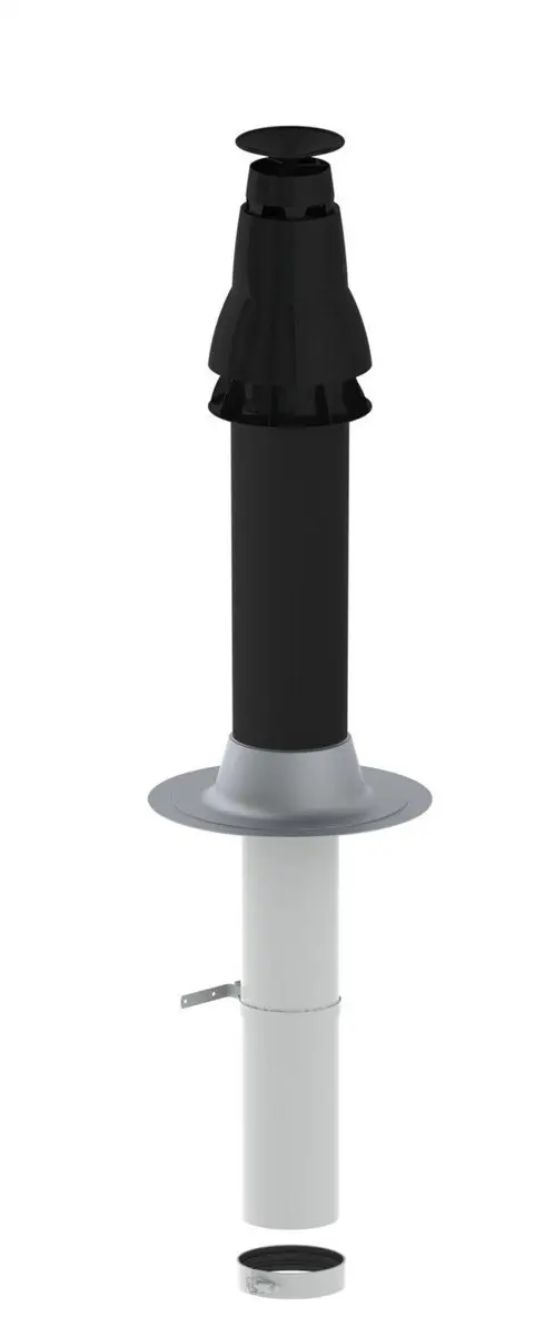 Remeha PPS-basisbouwpakket RUD1, DN 100/150, plat dak, antraciet, Q01125