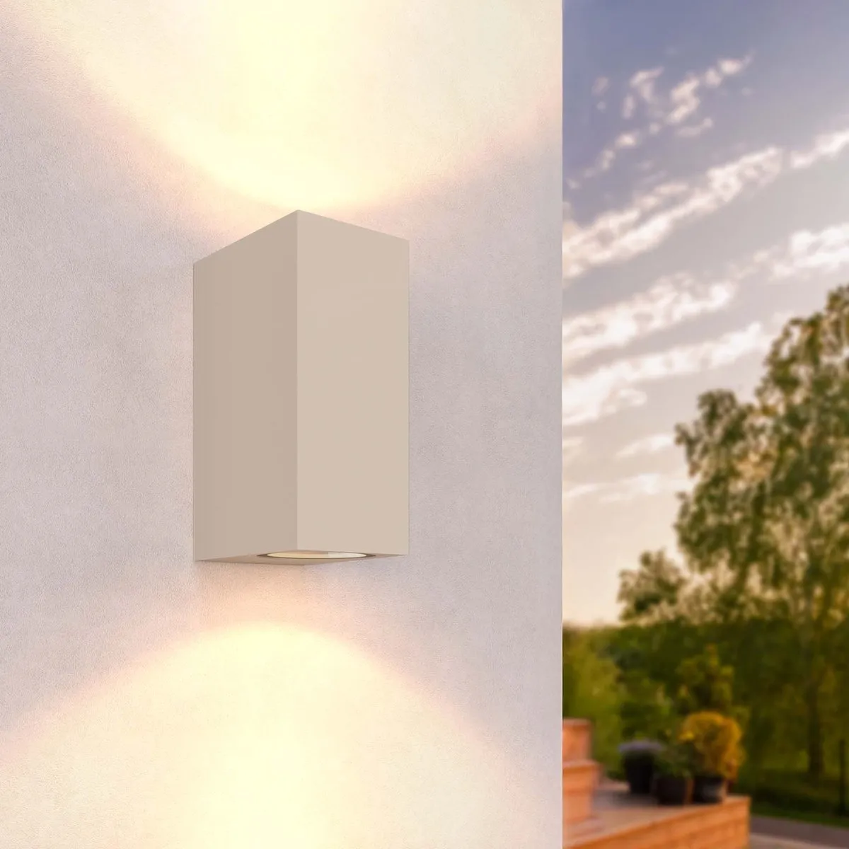 Ledvion Wandlamp Buiten Cube GU10