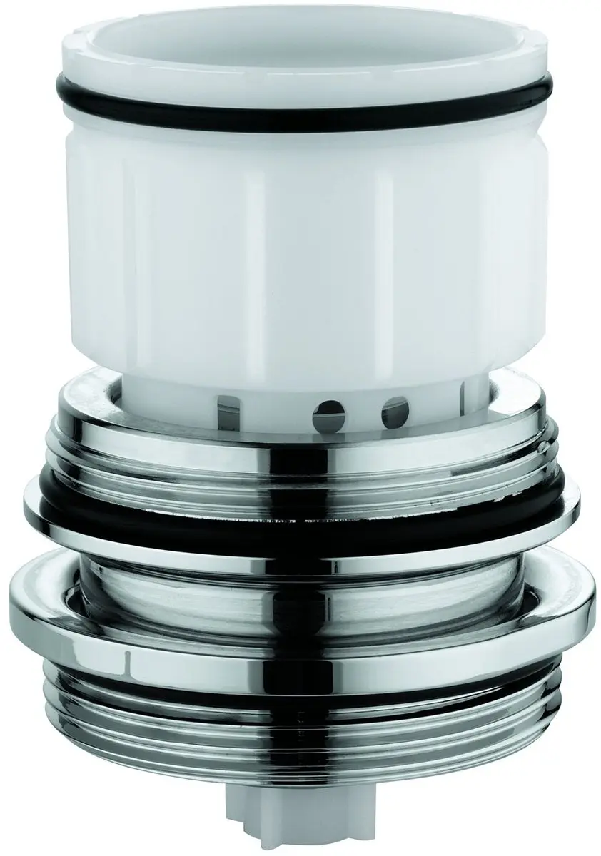 GROHE Deksel 43248 compleet voor Rondo A.S. met schroefdraadring metaal, 4324800