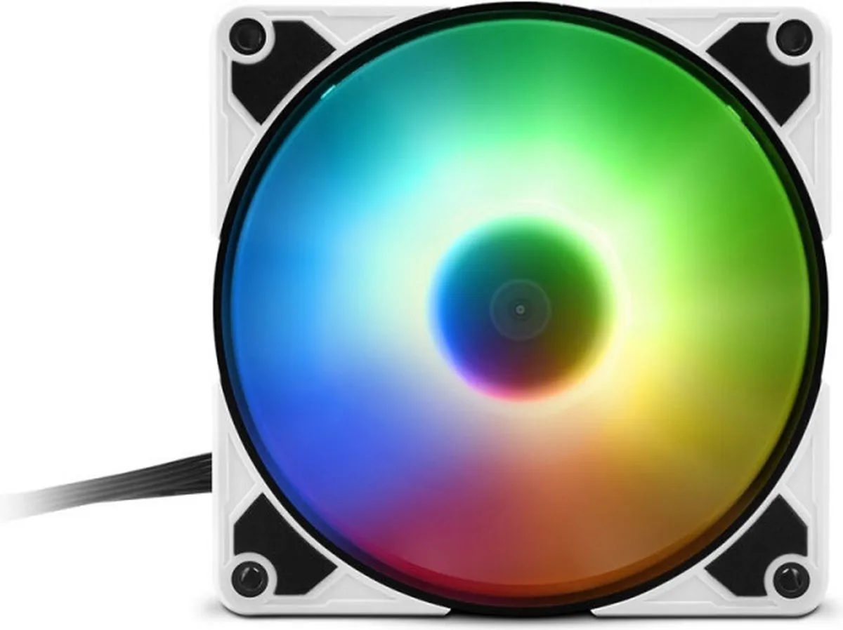 Sharkoon SilentStorm 120 PWM Ventilator 120mm - Wit/Zwart