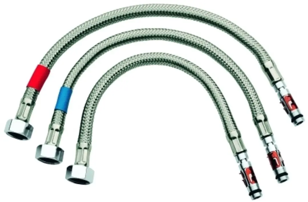 GROHE Aansluitslangset 43566 Eurodisc SE Zelfsl.-Br-Therm. chroom, 43566000