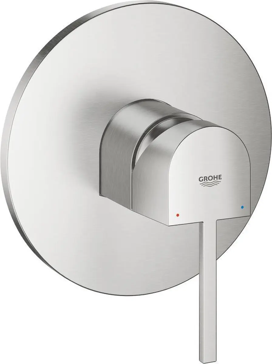 GROHE Plus Douchemengkraan - afbouwdeel - verborgen montage - supersteel (RVS) - 24059DC3
