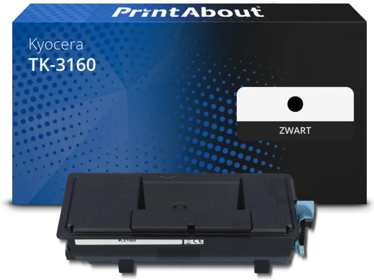 PrintAbout Kyocera TK-3160-PA Toner - Zwart