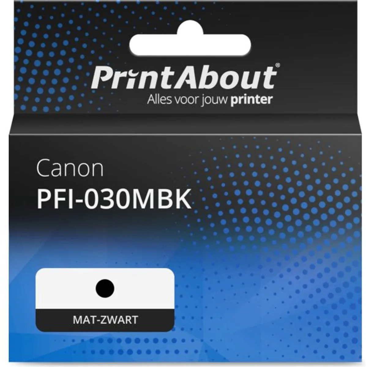 PrintAbout PFI-030MBK Inktcartridge Mat-zwart