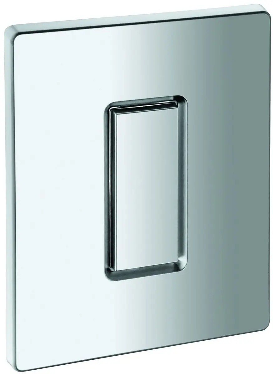 GROHE Afdekplaat 42377 met drukknop mat chroom, 42377P00