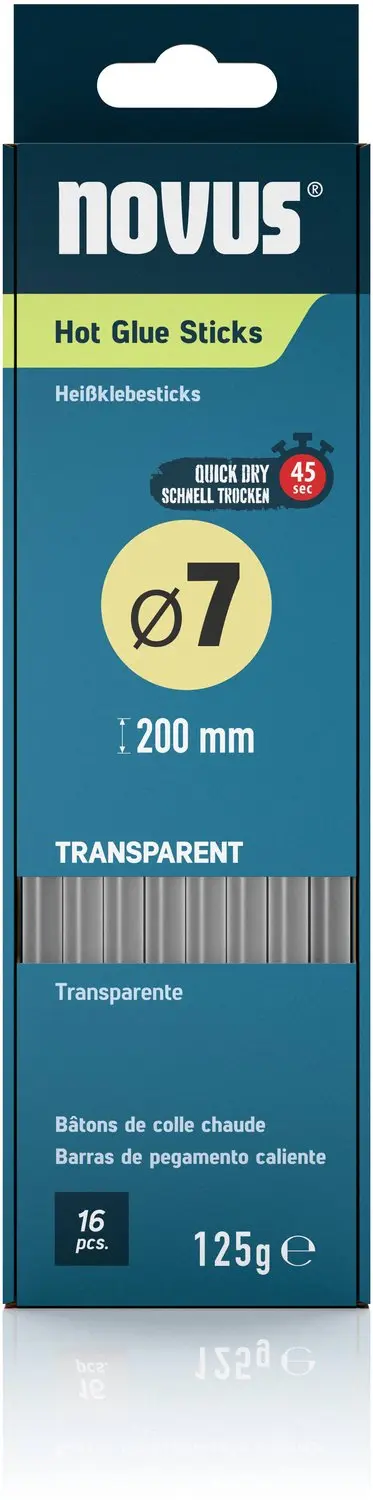 Novus Smeltlijmpatronen 7mm - 16 Stuks - afbeelding 2 van 2