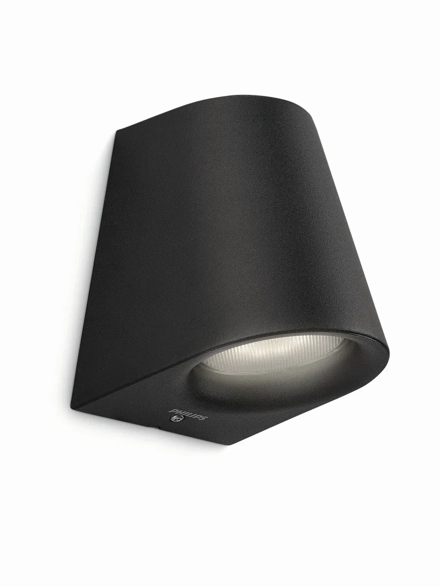 Philips Virga Buitenwandlamp - Zwart - afbeelding 6 van 6
