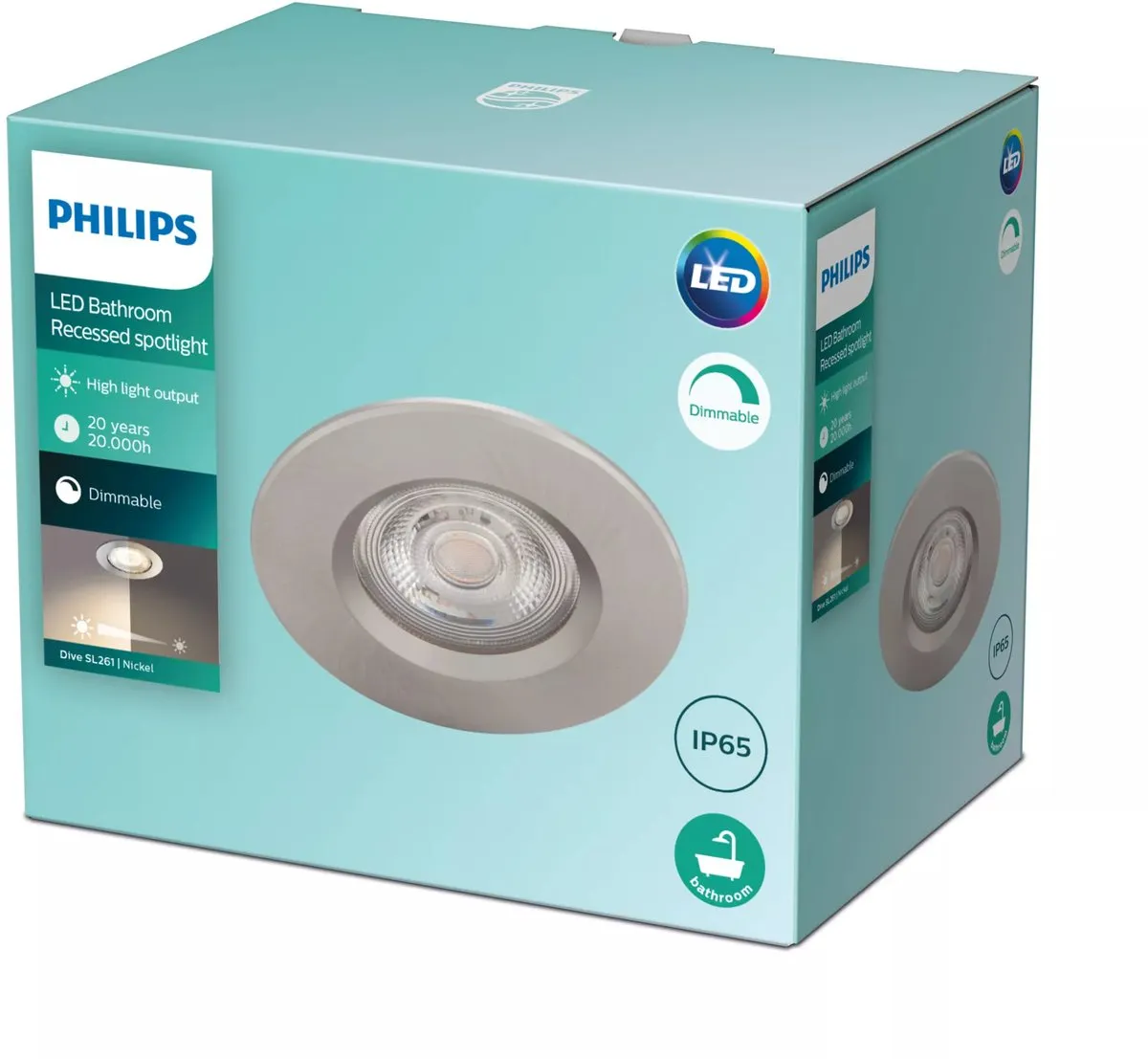 Philips Dive Badkamerinbouwspot 1-lichts
