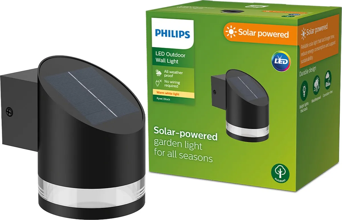 Philips Fyve Solar Wandlamp