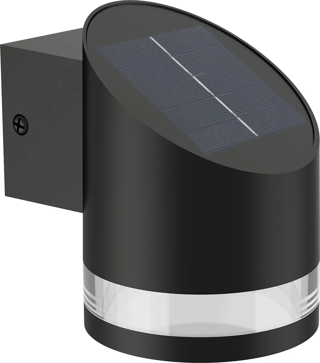 Philips Fyve Solar Wandlamp - Zwart