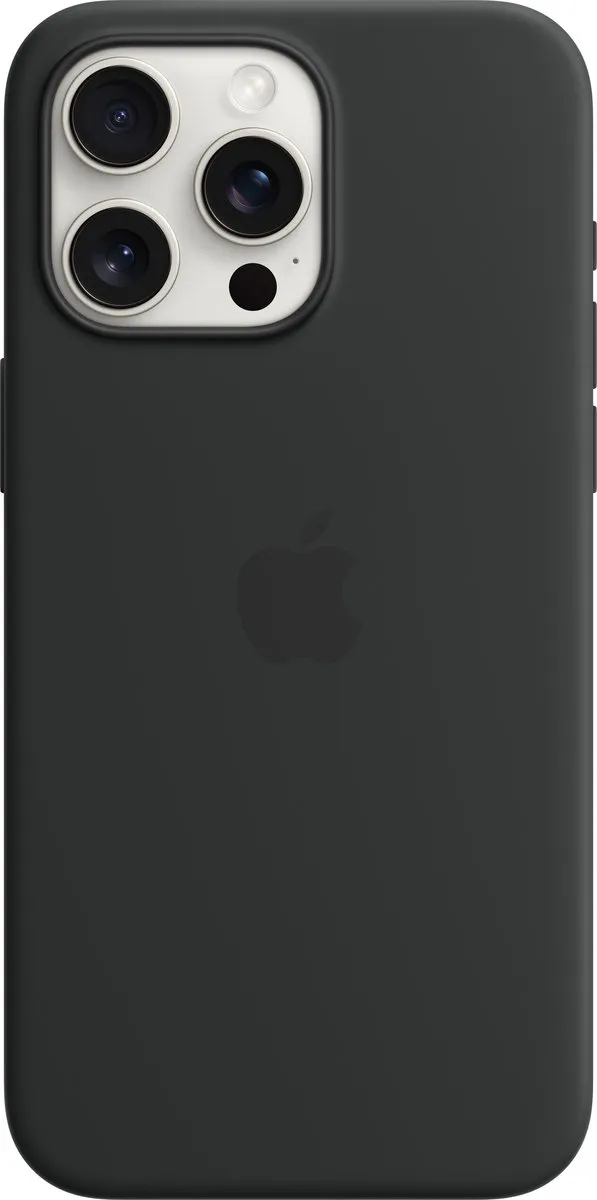 Apple iPhone 15 Pro Max Siliconenhoesje MT1M3ZM/A - MagSafe - Zwart