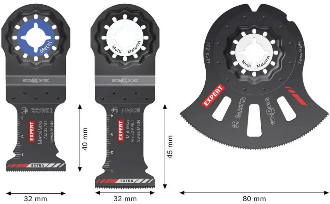 Bosch EXPERT Zaagbladen Set 3-delig - Metaal - afbeelding 2 van 4