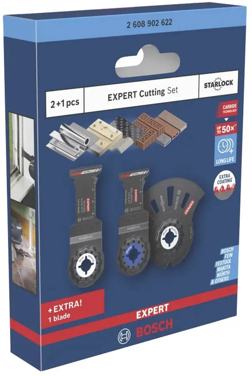 Bosch EXPERT Zaagbladen Set 3-delig - Metaal - afbeelding 3 van 4