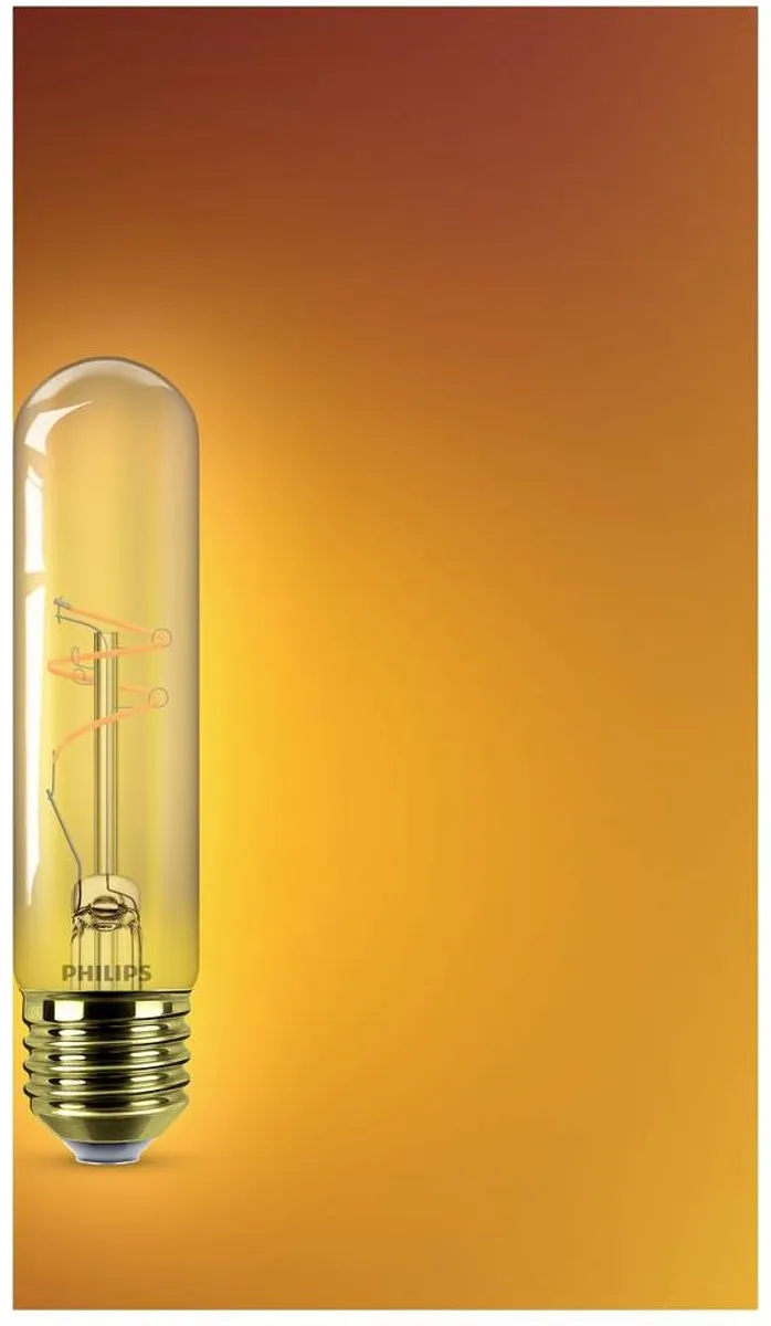 Philips Vintage LED T32 25W - Warmwit 1800K - E27 - Goud