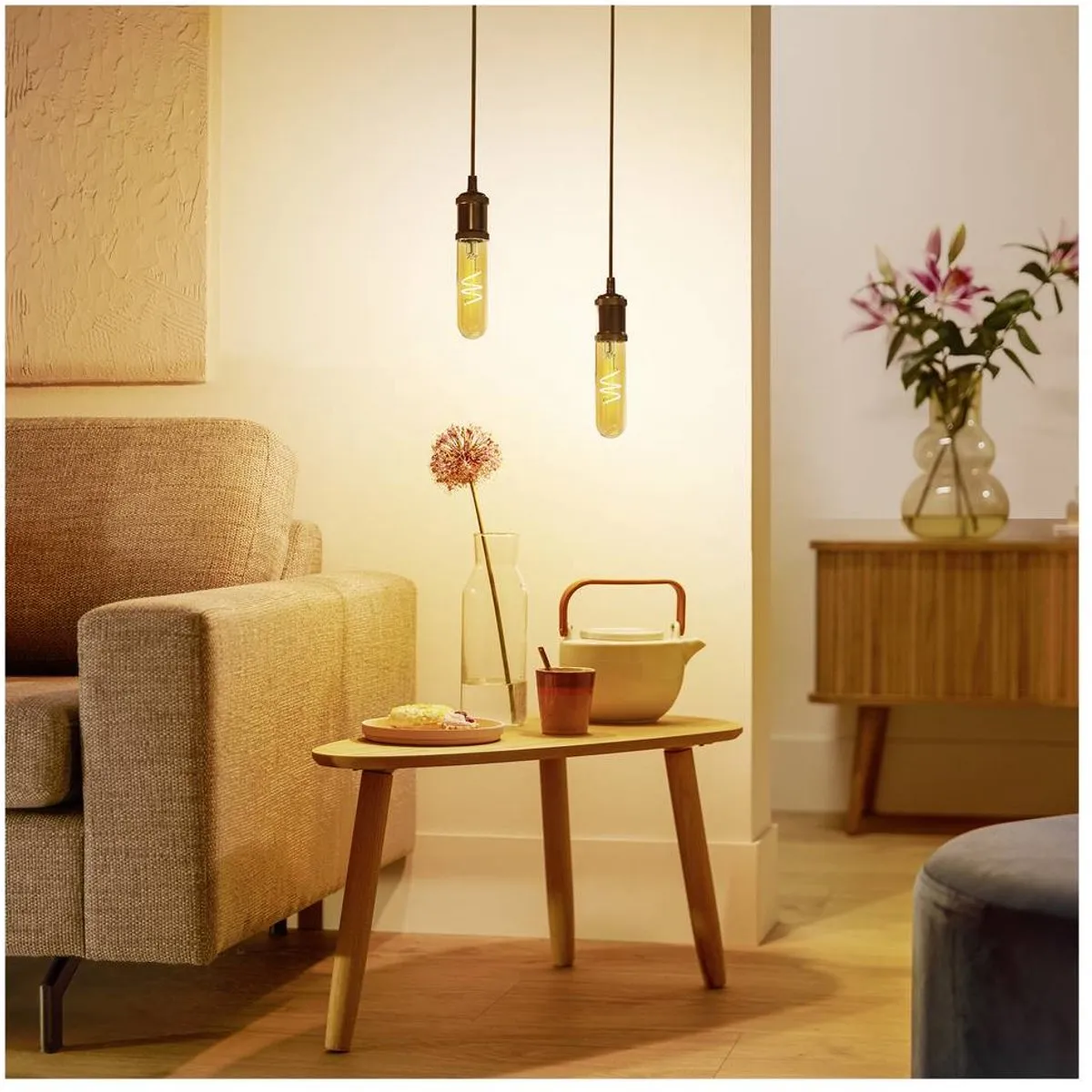 Philips Vintage LED T32 25W - Warmwit 1800K - E27 - Goud