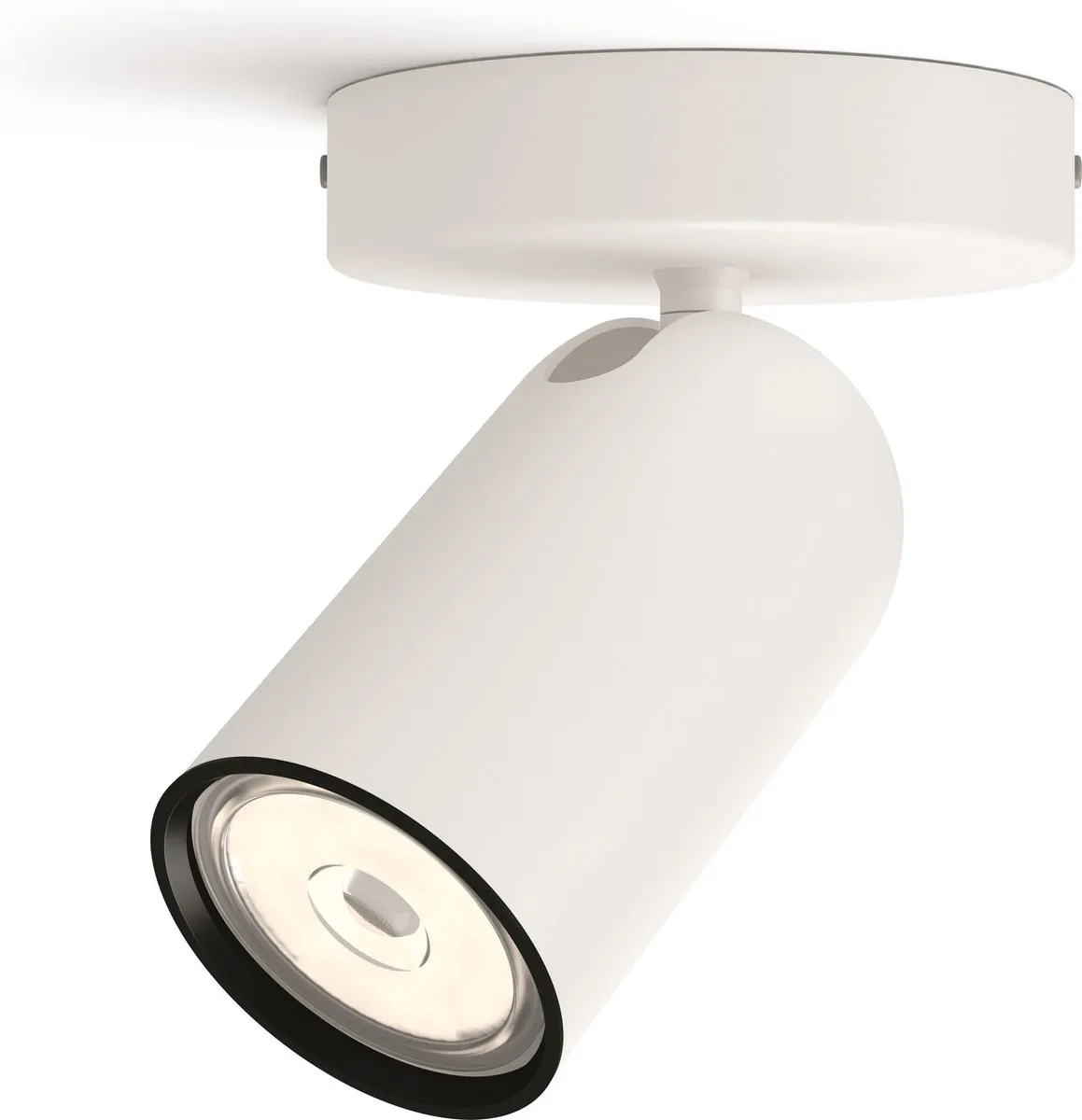 Philips Pongee Opbouwspot GU10 4.6W - Warmwit - Wit