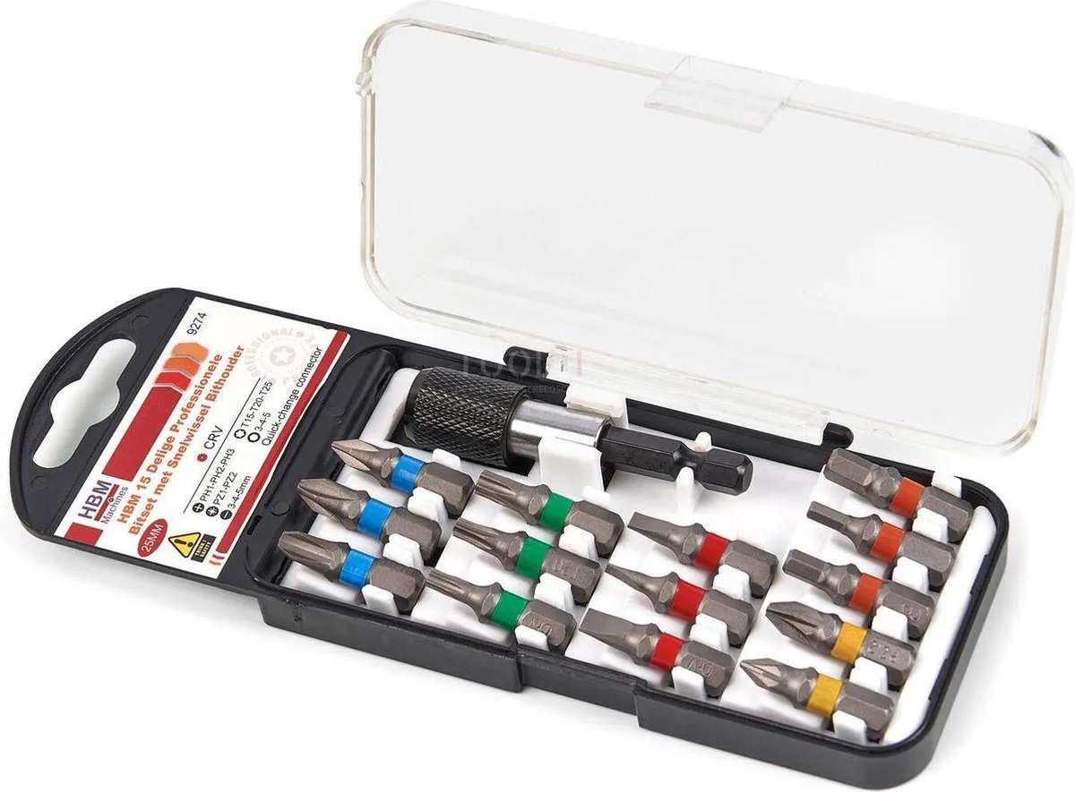 HBM 15-delig Bitset T15