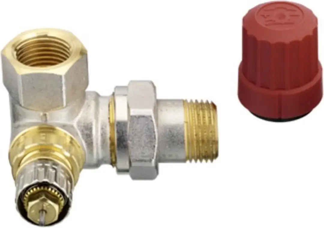 Danfoss Thermostatische radiatorafsluiter 3/8" dubbel haaks RA N10 013G0231