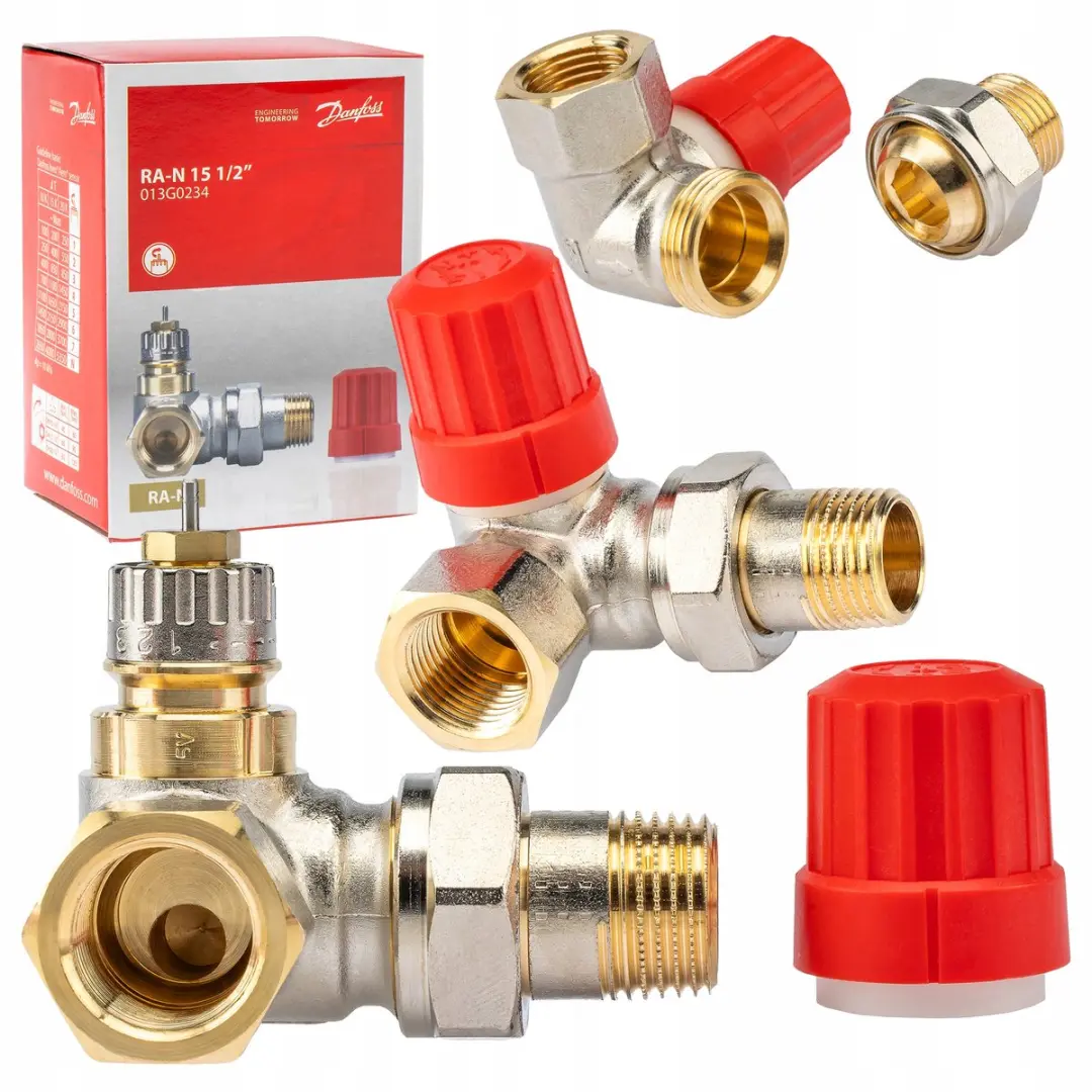 Danfoss RA-N Thermostatische Klep Hoek Links 1/2"