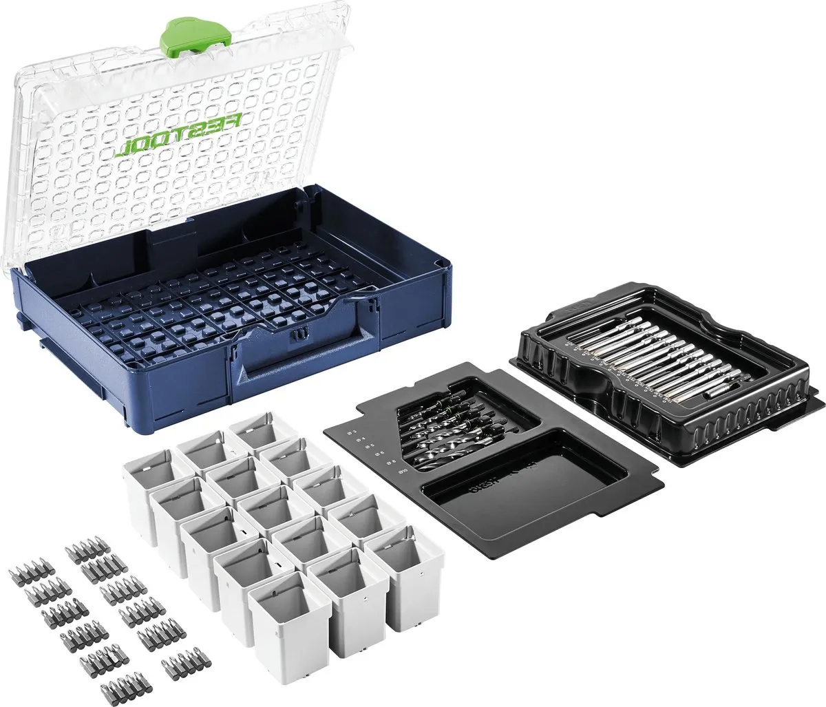 Festool SYS3 ORG M 89 Limited Edition Systainer Organizer - Blauw - afbeelding 4 van 5