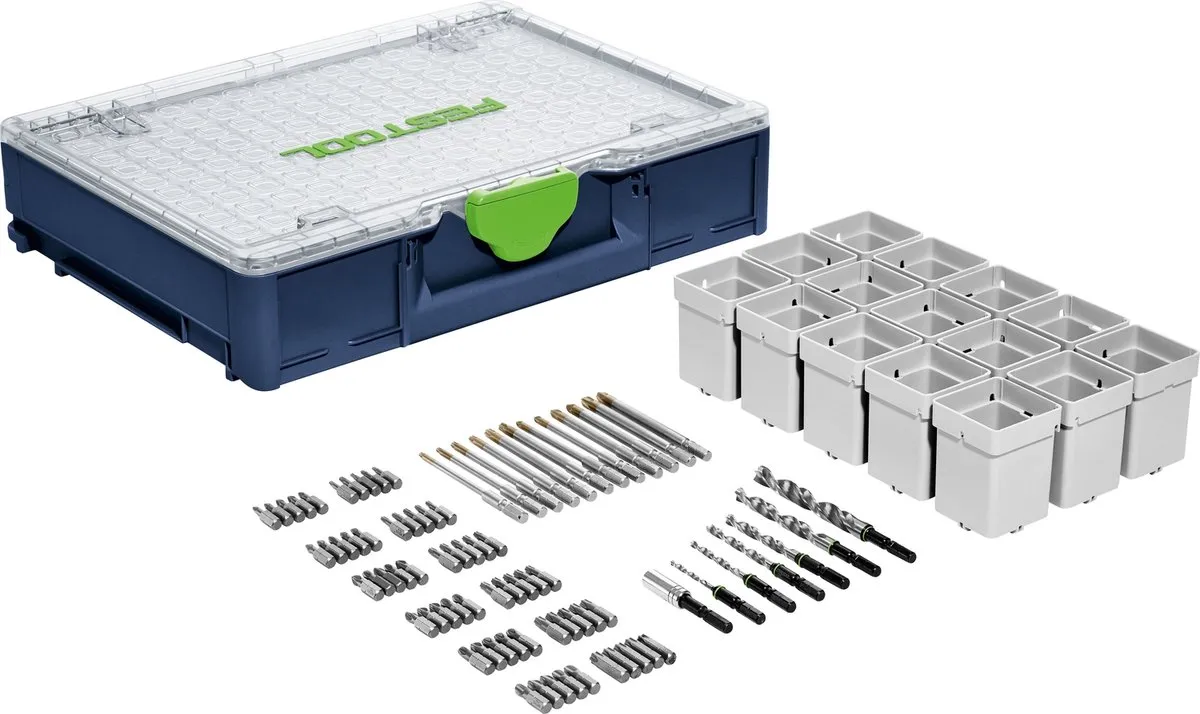Festool SYS3 ORG M 89 Limited Edition Systainer Organizer - Blauw - afbeelding 3 van 5