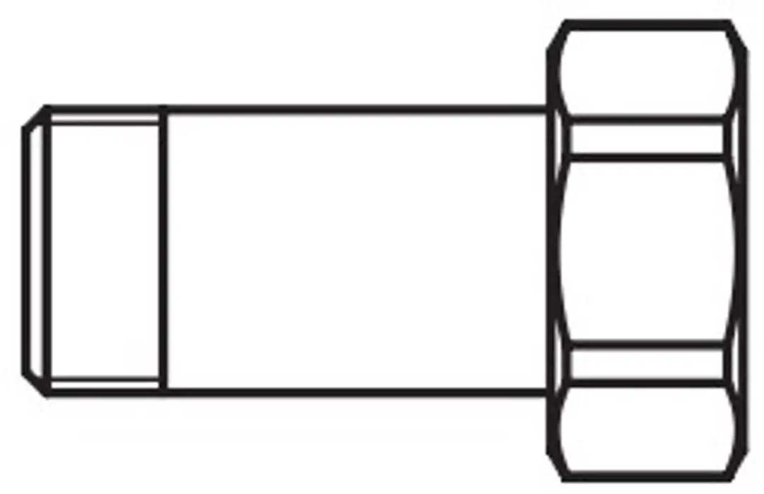 Danfoss Lange draadnippel DN15 Lengte 95 mm, R 1/2''