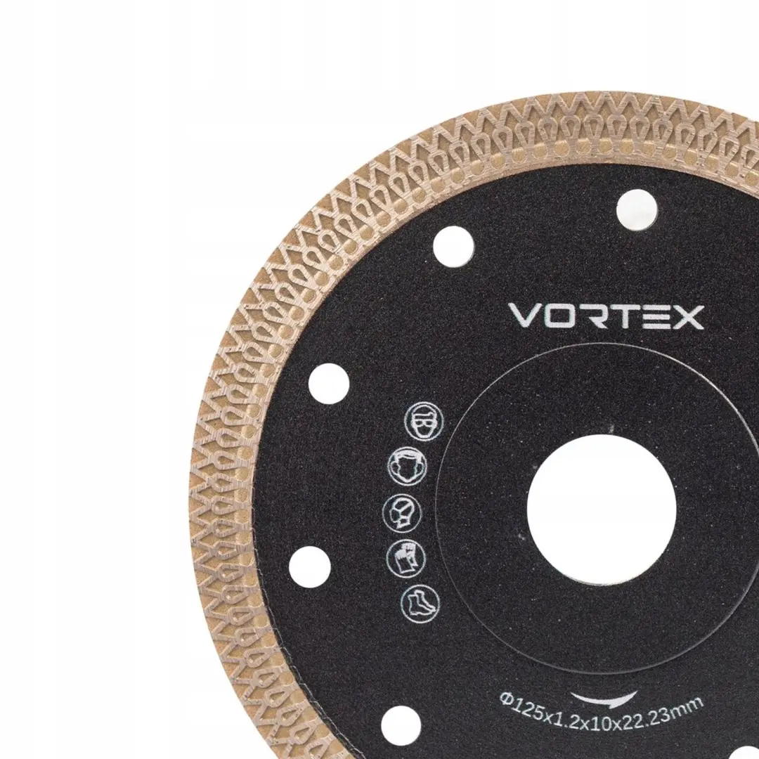 Diamantzaagblad 125mm Vortex voor Gres & Steen