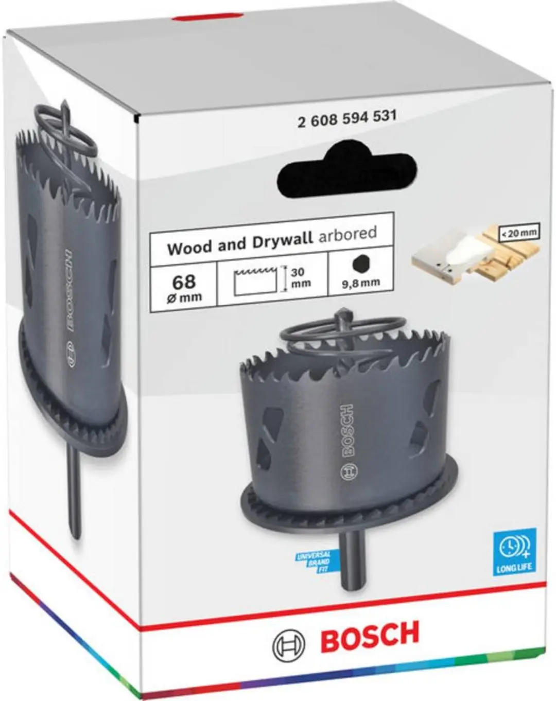 Bosch Professional Gatenzaag 68mm 2608594531 - afbeelding 3 van 6