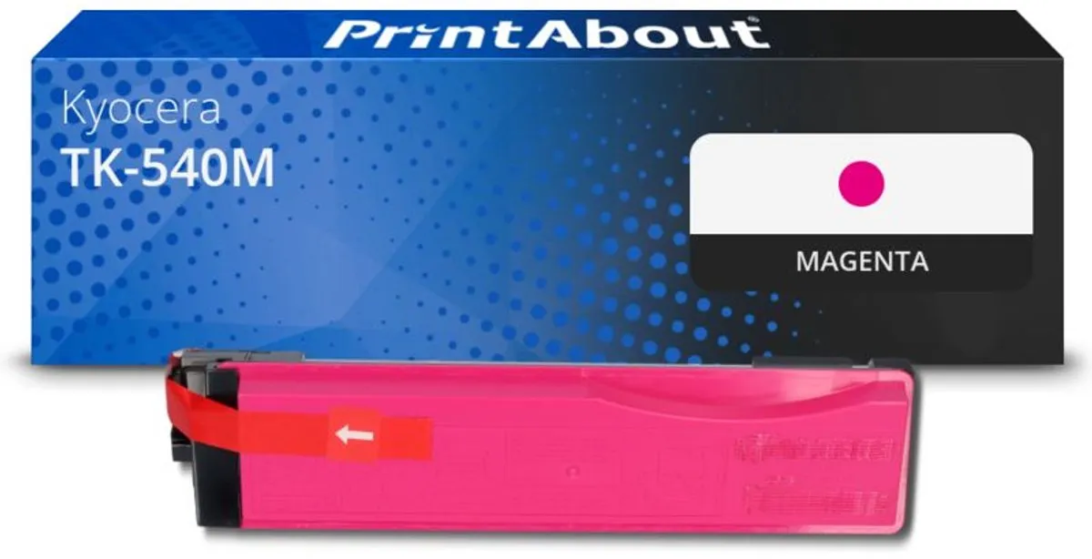 PrintAbout Kyocera TK-540M-PA Toner - Magenta - 19.000 pagina's