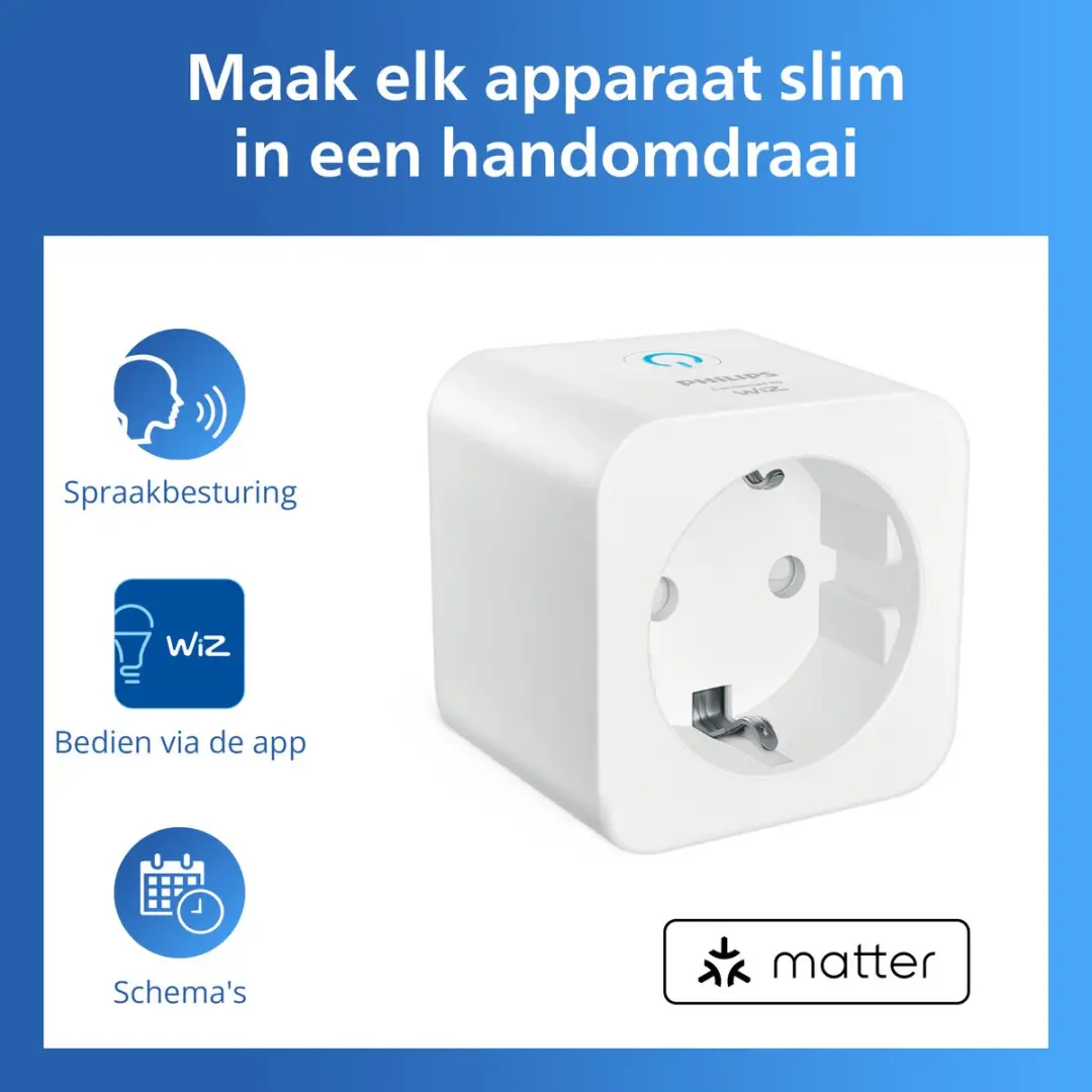 Philips Smart Lighting Slimme Stekker Type-F 3 Stuks - afbeelding 2 van 6