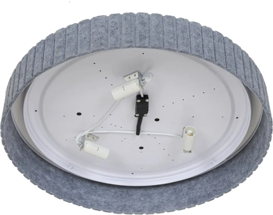 Nordlux Corato Plafondlamp 3xE14 - Ø52cm - Lichtgrijs - afbeelding 4 van 5