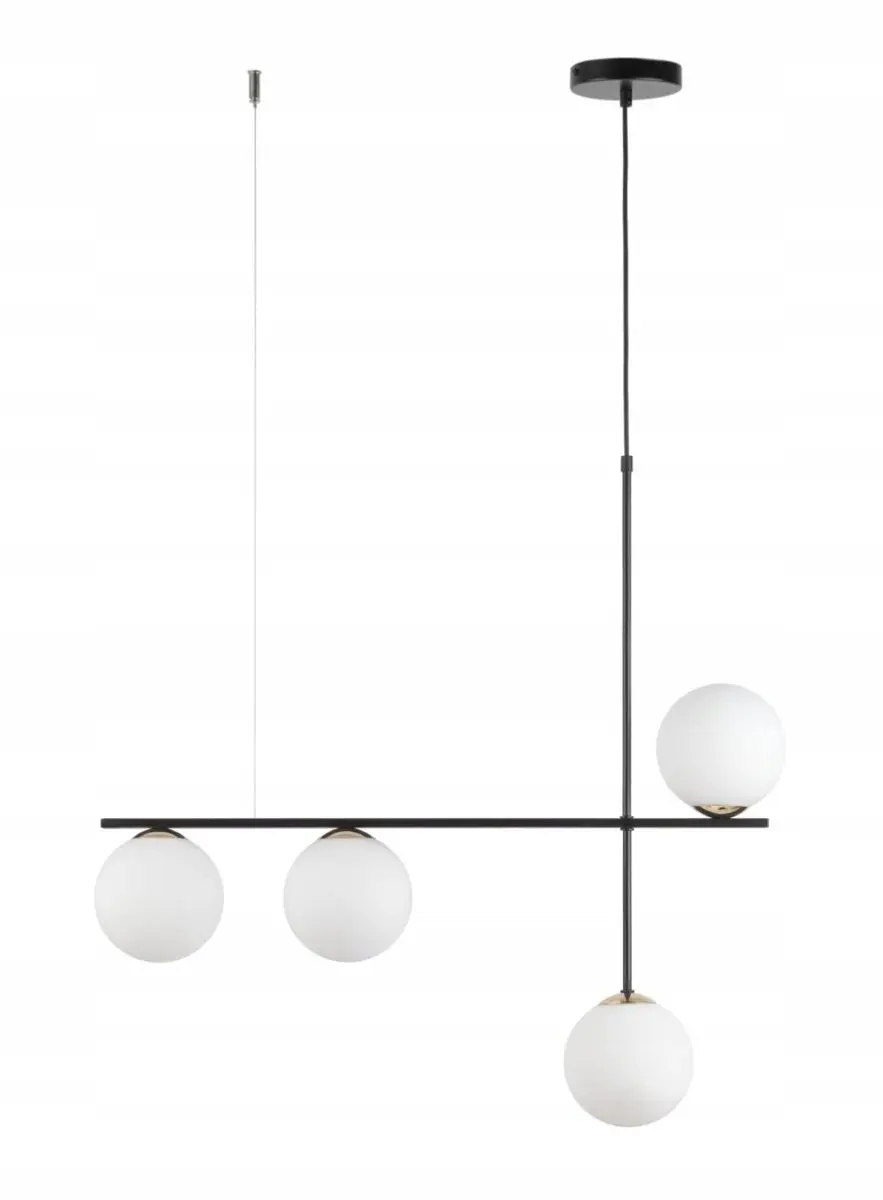 Sigma Silia 4 hanglamp zwart