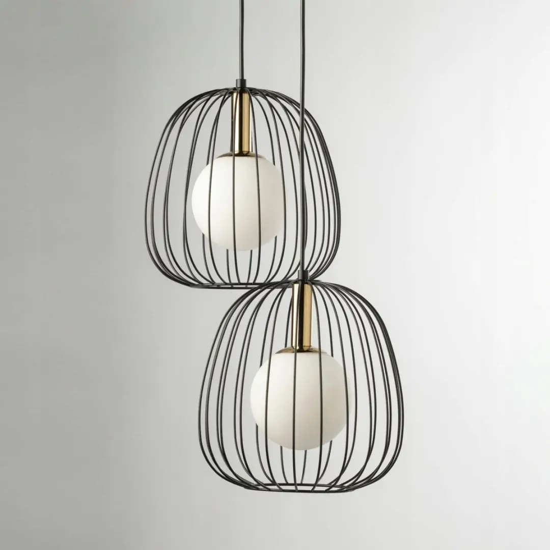 Sigma Bell 2 Hanglamp - Zwart/Wit - afbeelding 2 van 3
