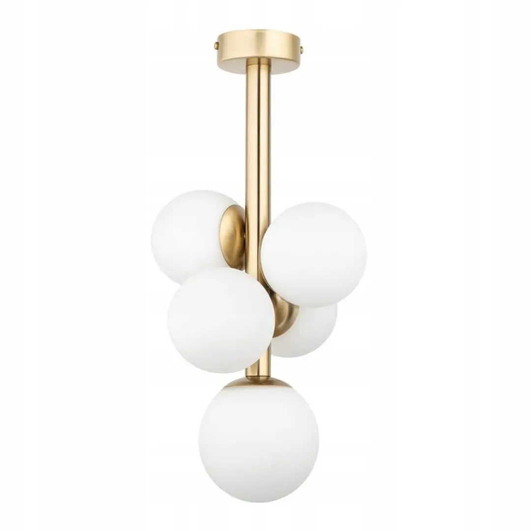 Sigma Lighting PERLA LUX 5 Plafondlamp Goud/Wit