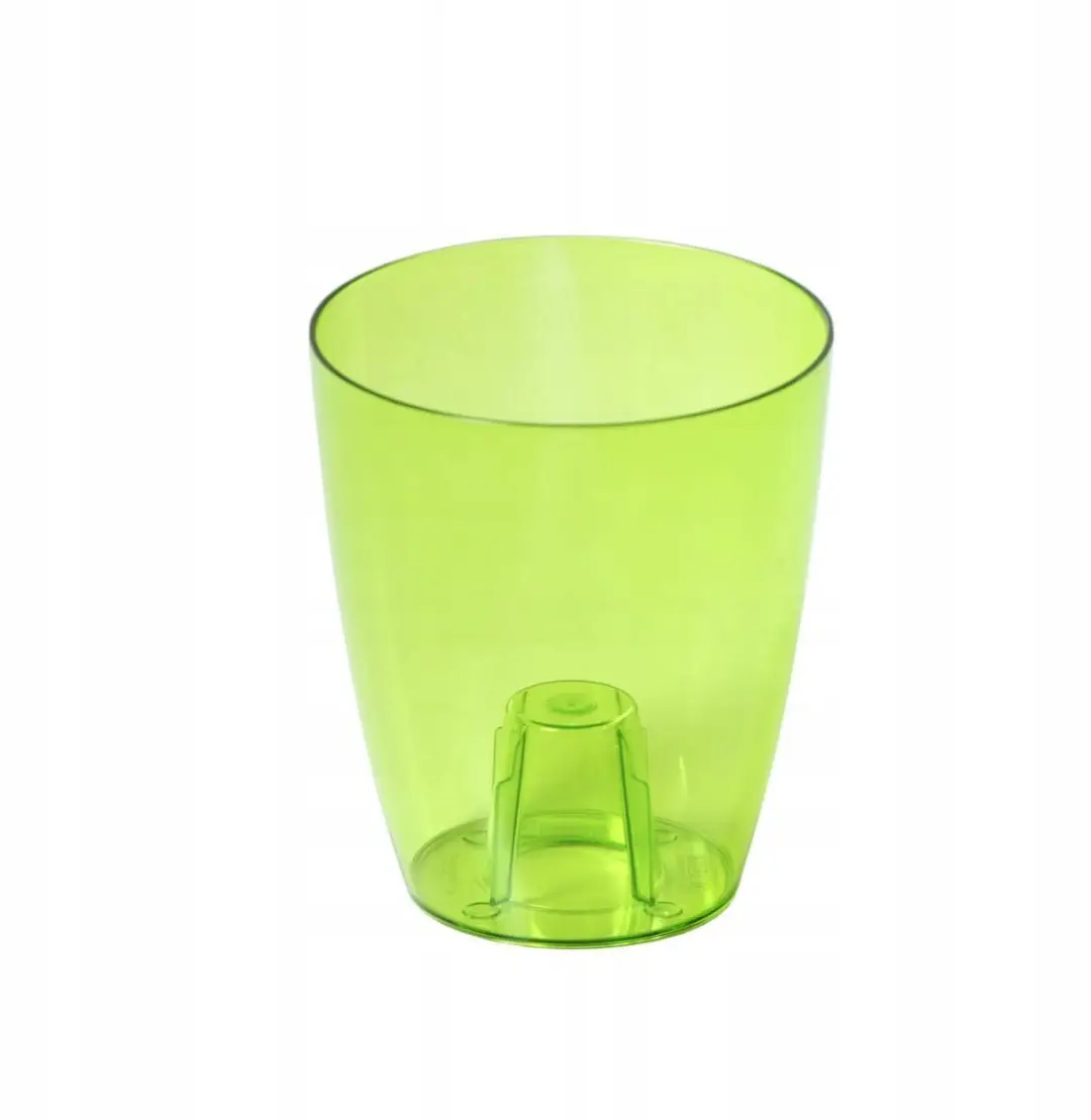 Coubi Orchideepot Transparant Groen 16cm