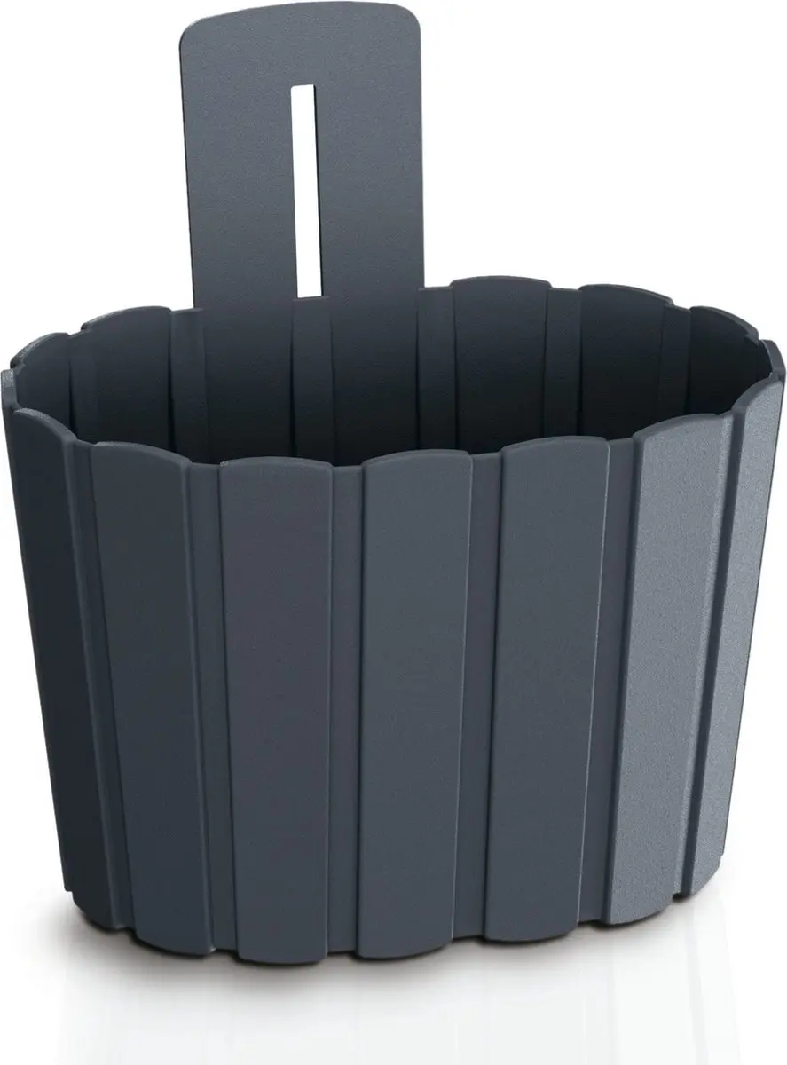 Prosperplast Muur plantenpot/bloempot houtlook