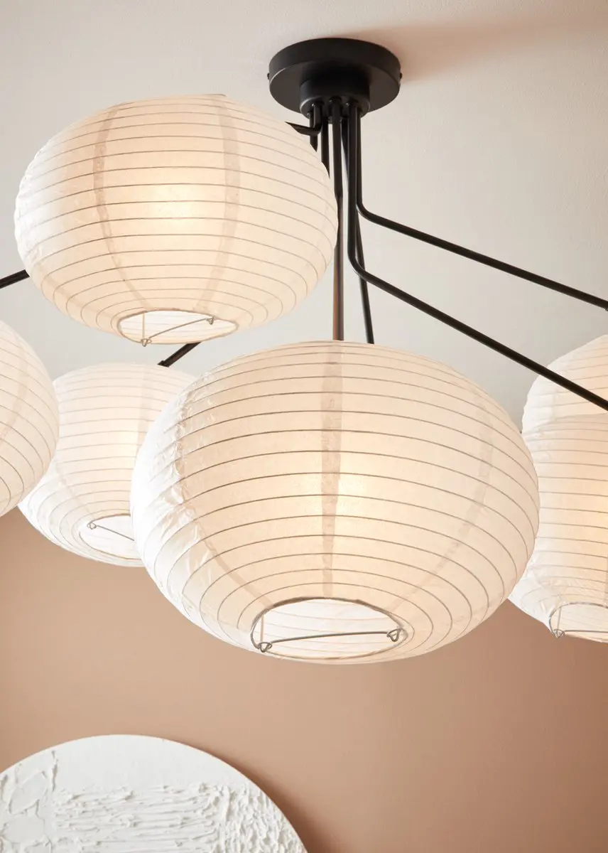 Markslöjd Galaxy Plafondlamp 7xE14 - Zwart/Wit - afbeelding 3 van 5