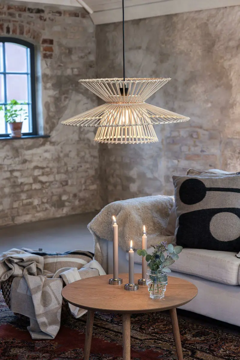 Markslöjd Duplici Hanglamp - Bamboe - afbeelding 2 van 6